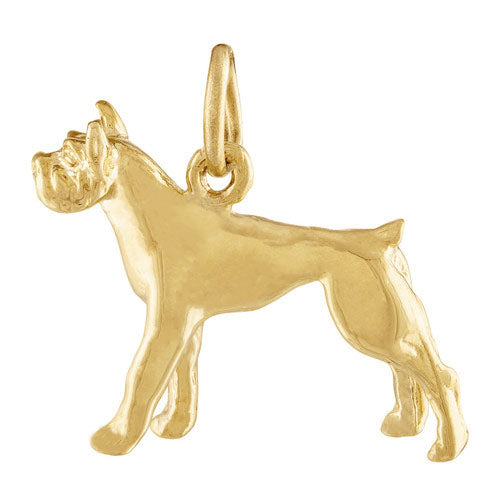 Great Dane 14K Gold Charm